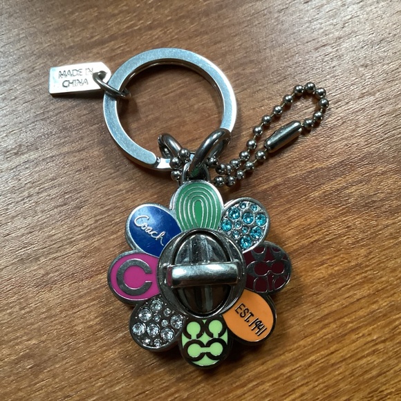 Coach Silver-tone Rare Find/Collectible Keychain/Bag Charm/Bag Tag/Hang Tag - Picture 13 of 15